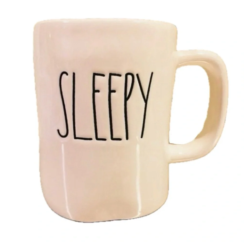 Rae Dunn SLEEPY Mug Coffee Tea ceramic